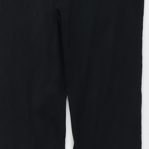 Mac & Jac Mens Black Cotton Straight Jeans Size 34 in L32 in Regular Button