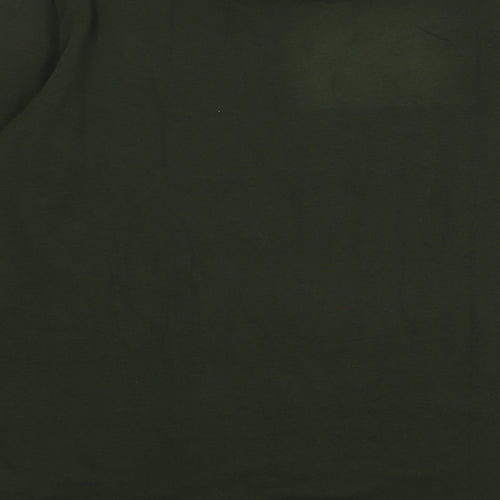 Marks and Spencer Mens Green Acrylic T-Shirt Size 2XL Roll Neck