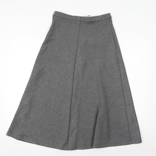 Marks and Spencer Womens Grey Polyester Swing Skirt Size 10