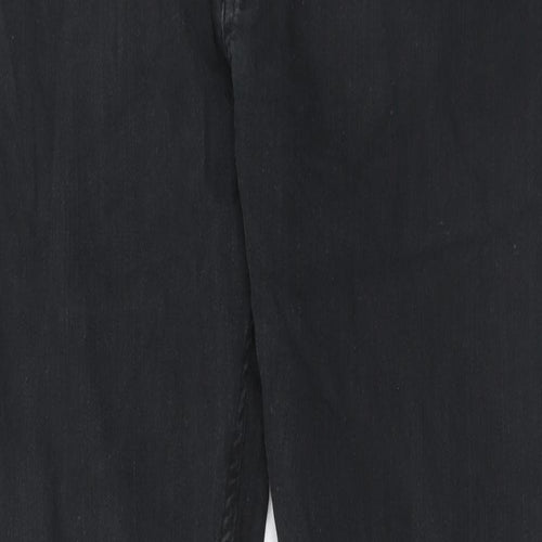 Threadbare Mens Black Cotton Skinny Jeans Size 32 in Regular Zip