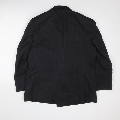 St Michael Mens Grey Polyester Jacket Suit Jacket Size 44 Regular