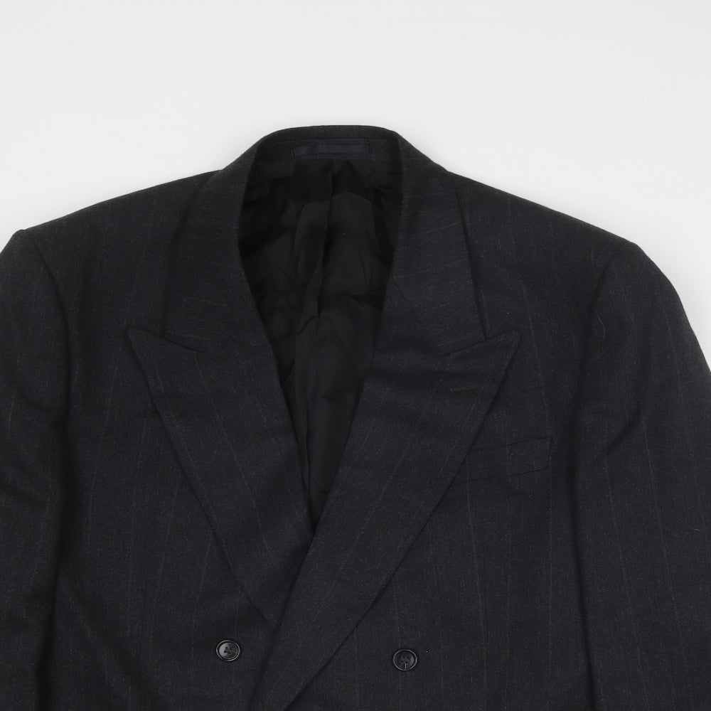 St Michael Mens Grey Polyester Jacket Suit Jacket Size 44 Regular