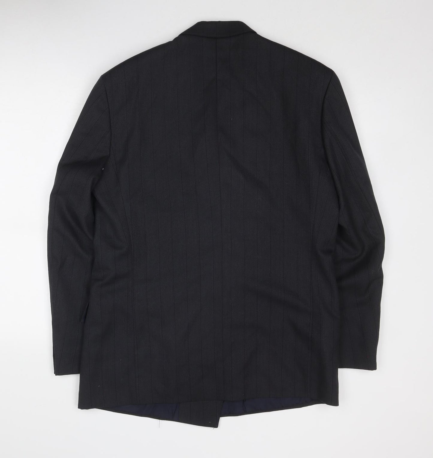 Time & Co Mens Grey Polyester Jacket Suit Jacket Size 42 Regular