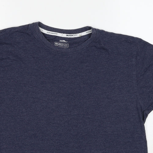 Trespass Mens Blue Cotton T-Shirt Size XS Round Neck