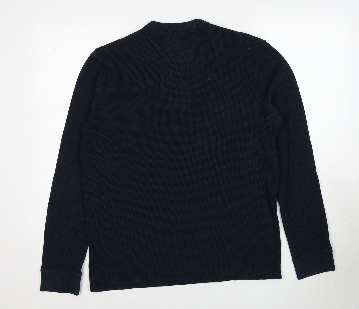 Hollister Mens Blue Cotton Pullover Sweatshirt Size S