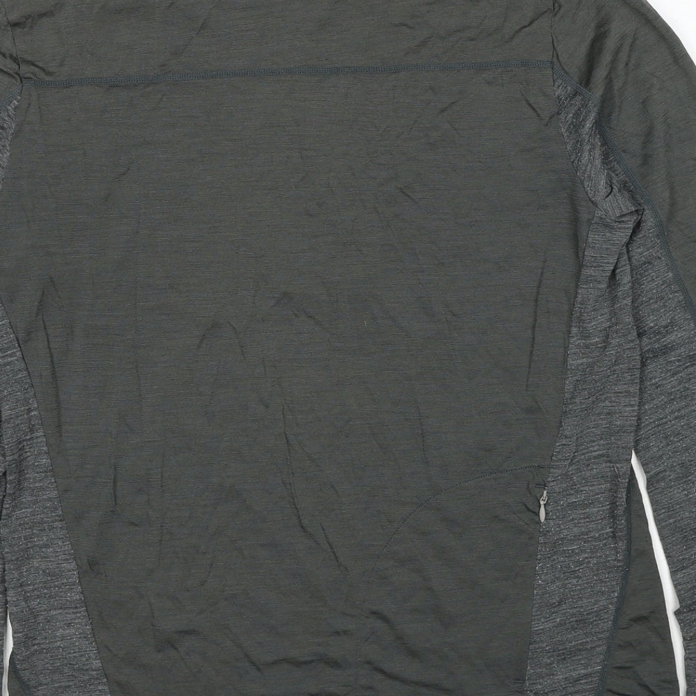Showers Pass Mens Grey Wool Pullover Sweatshirt Size S Pullover