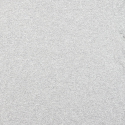 Mountain Warehouse Mens Grey Cotton T-Shirt Size L Round Neck