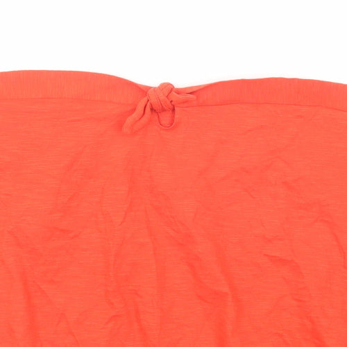 NEXT Womens Red Cotton Basic T-Shirt Size 18 Square Neck - Strapless
