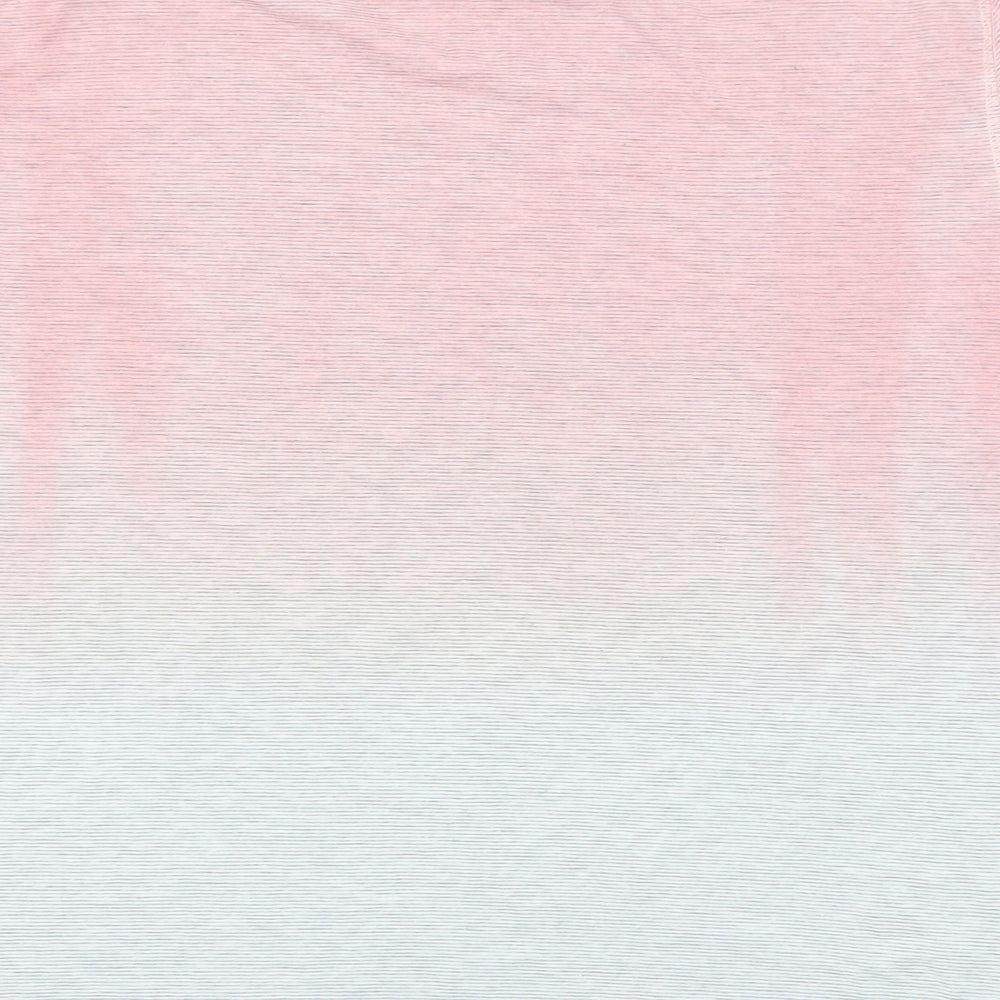 MANTARAY PRODUCTS Mens Multicoloured Colourblock Cotton T-Shirt Size L Round Neck