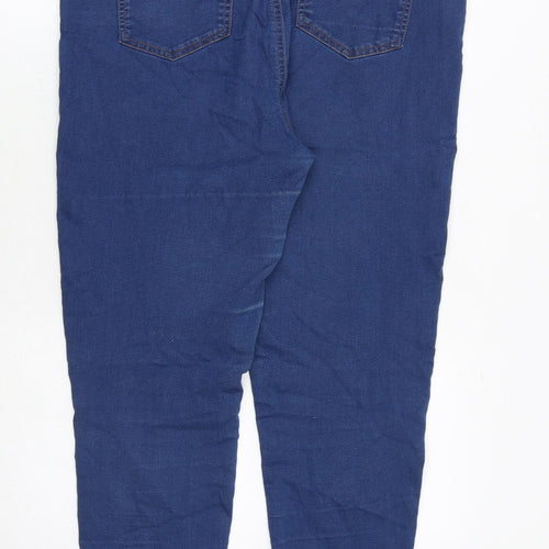 Marks and Spencer Womens Blue Cotton Jegging Jeans Size 18 Regular