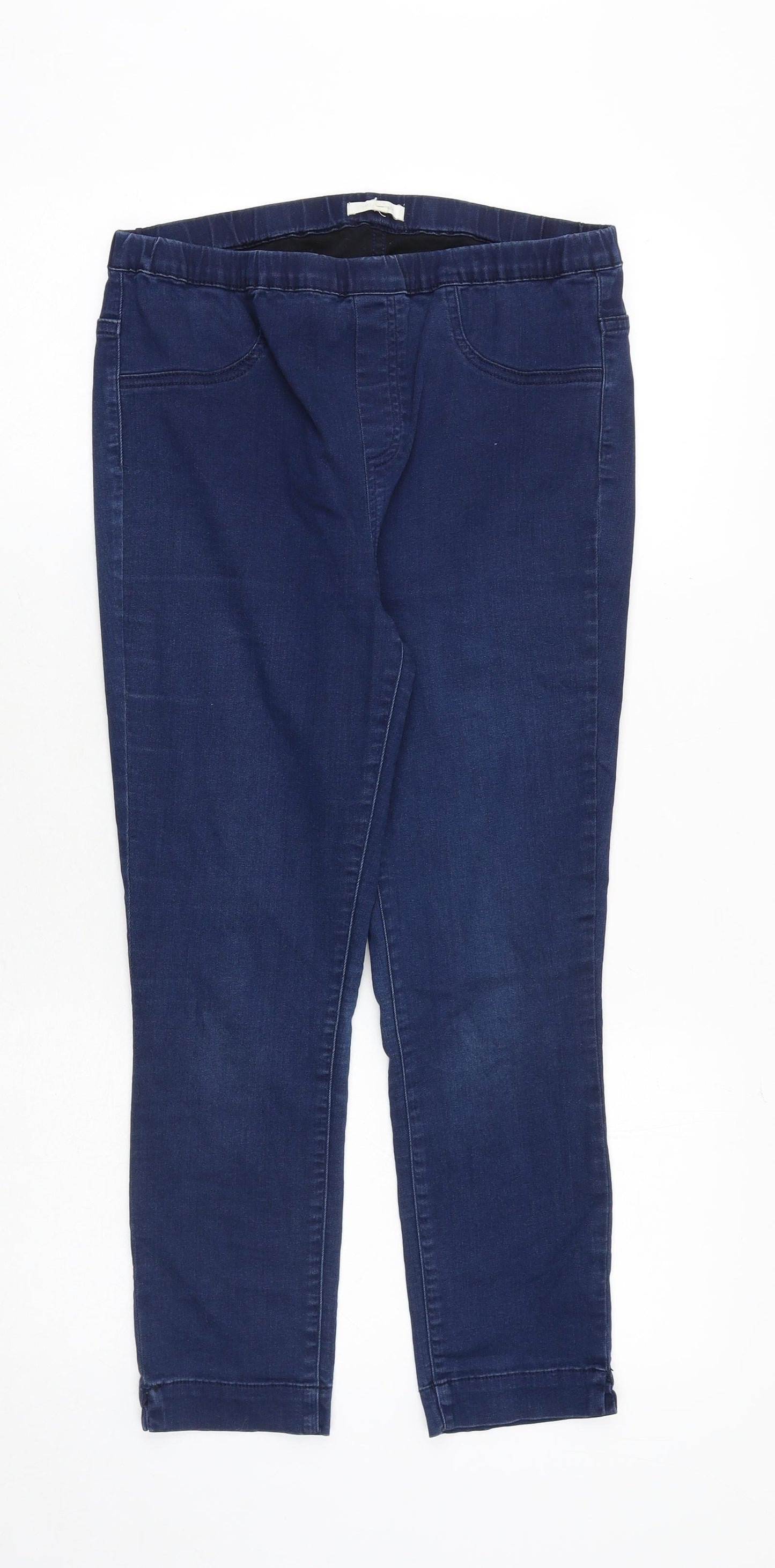 White Stuff Womens Blue Cotton Jegging Jeans Size 14 Regular