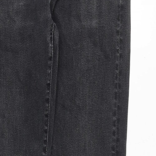 Uniqlo Mens Grey Cotton Skinny Jeans Size 32 in Regular Zip