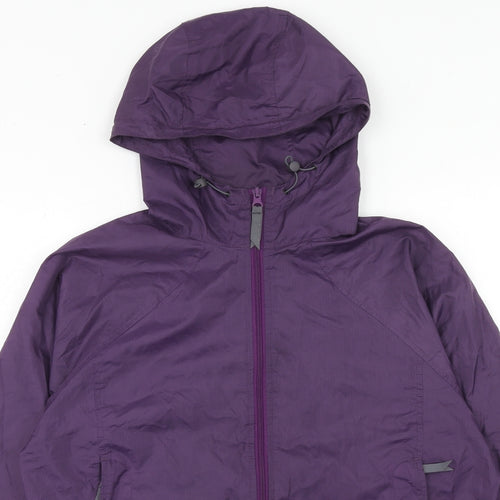Sierra Designs Womens Purple Windbreaker Jacket Size M Zip