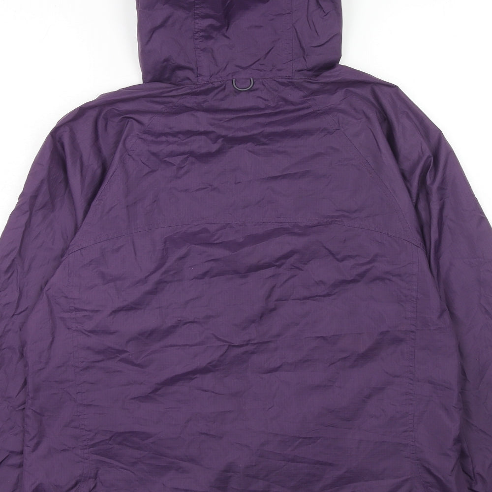 Sierra Designs Womens Purple Windbreaker Jacket Size M Zip