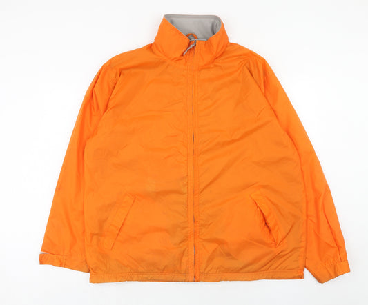 BC collection Mens Orange Jacket Size XL Zip