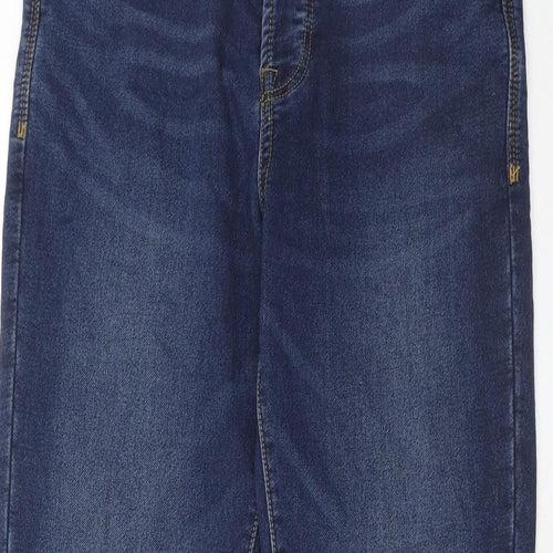 NEXT Mens Blue Cotton Straight Jeans Size 28 in Slim Zip