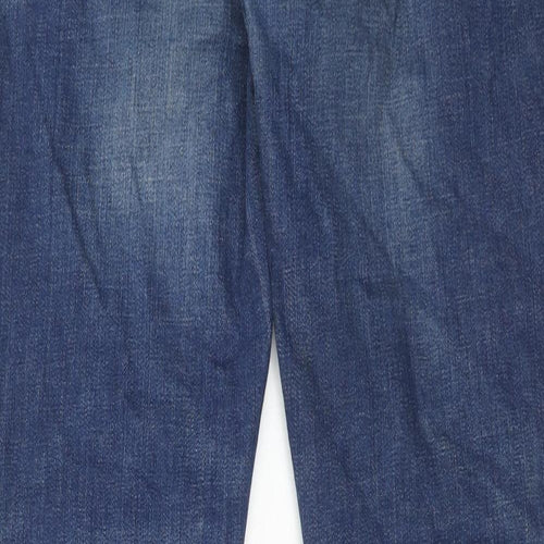 Topman Mens Blue Cotton Skinny Jeans Size 30 in Regular Button