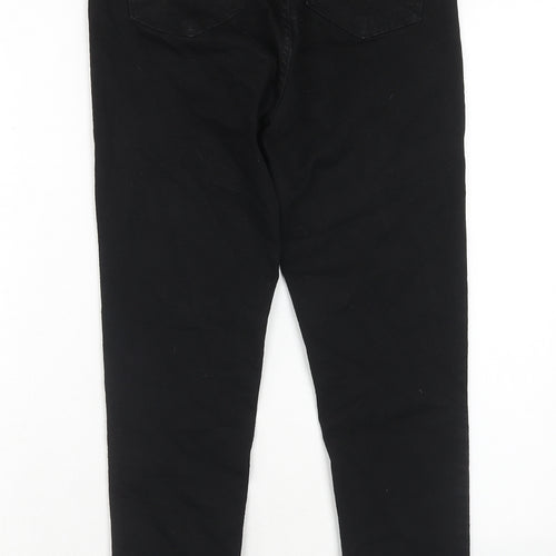 Dont Think Twice Womens Black Cotton Skinny Jeans Size 10 Regular Zip
