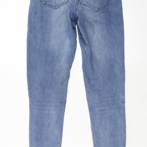 ASOS Womens Blue Cotton Skinny Jeans Size 26 in L30 in Regular Zip
