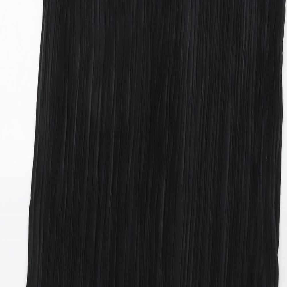 Masai Womens Black Polyester A-Line Skirt Size XS