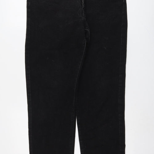 Pepe Jeans Mens Black Cotton Straight Jeans Size 34 in L31 in Regular Button