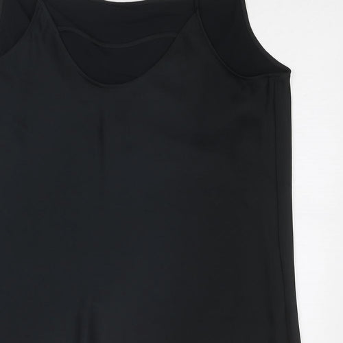 Marks and Spencer Womens Black Polyester Camisole Tank Size 18 Cowl Neck