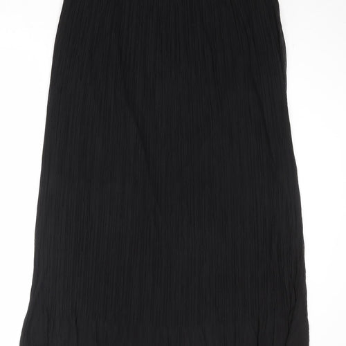 Debenhams Womens Black Polyester Pleated Skirt Size 20