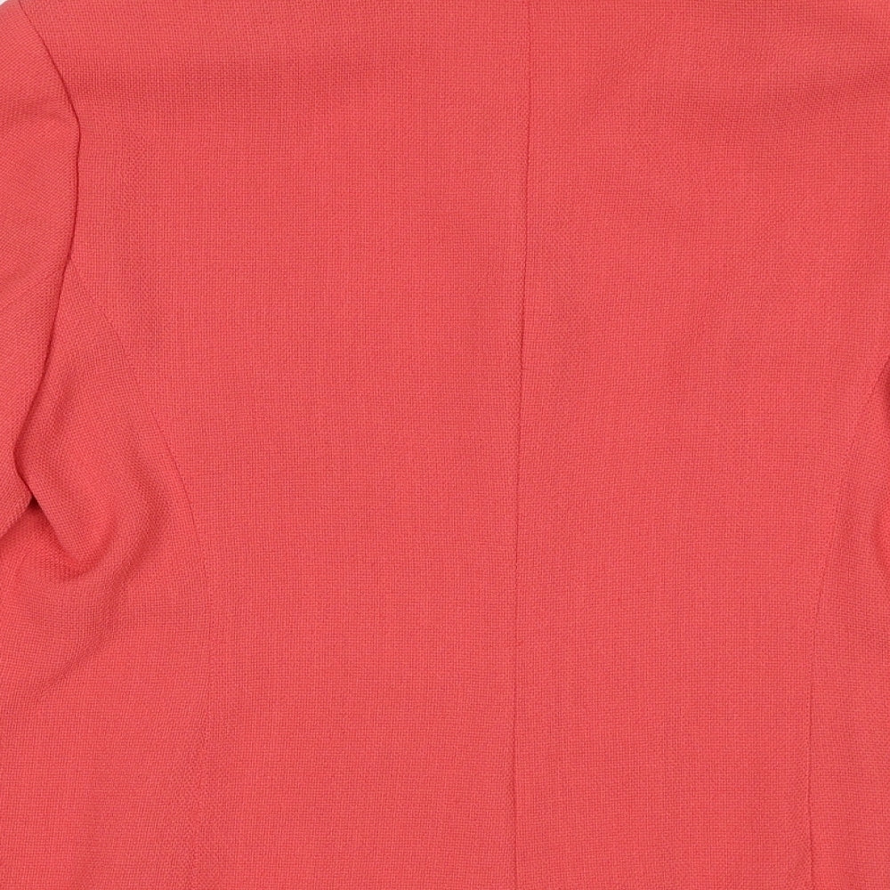 Libra Womens Red Jacket Blazer Size 16 Button