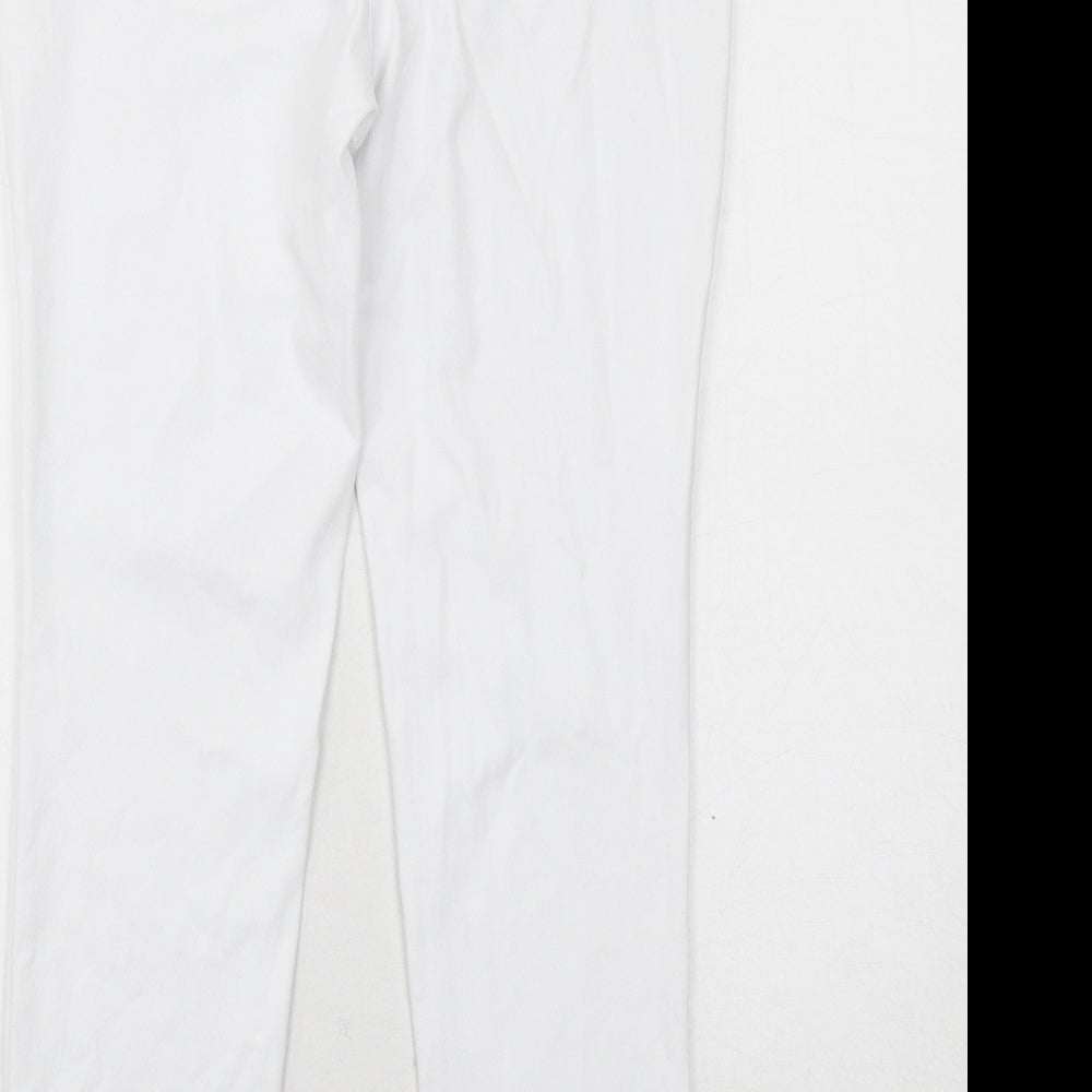 NEXT Womens White Cotton Jegging Jeans Size 14 Regular