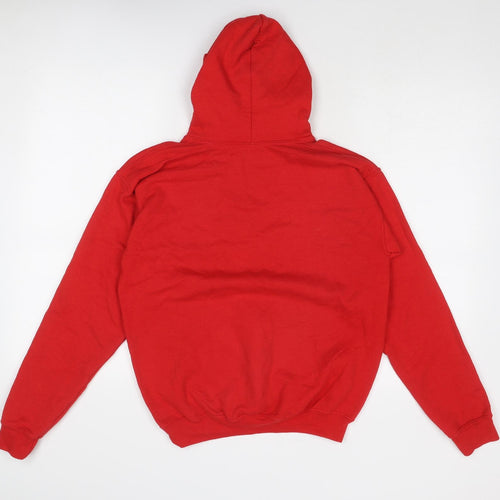 Marvel Boys Red Cotton Pullover Hoodie Size XL Pullover