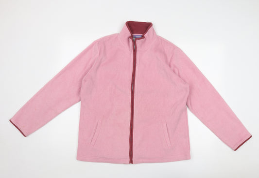Cottonbloom Womens Pink Jacket Size L Zip