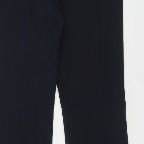 NEXT Womens Blue Polyester Dress Pants Trousers Size 8 Regular Hook & Eye