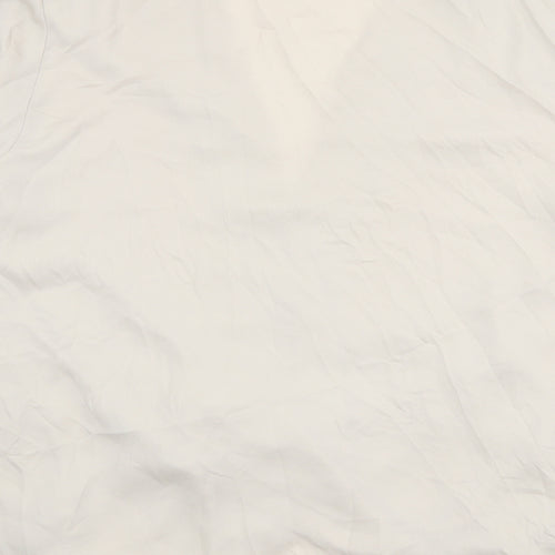 Wallis Womens Beige Polyester Basic Blouse Size XL V-Neck