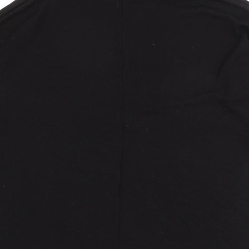 Noisy may Womens Black High Neck Acrylic Pullover Jumper Size 2XL