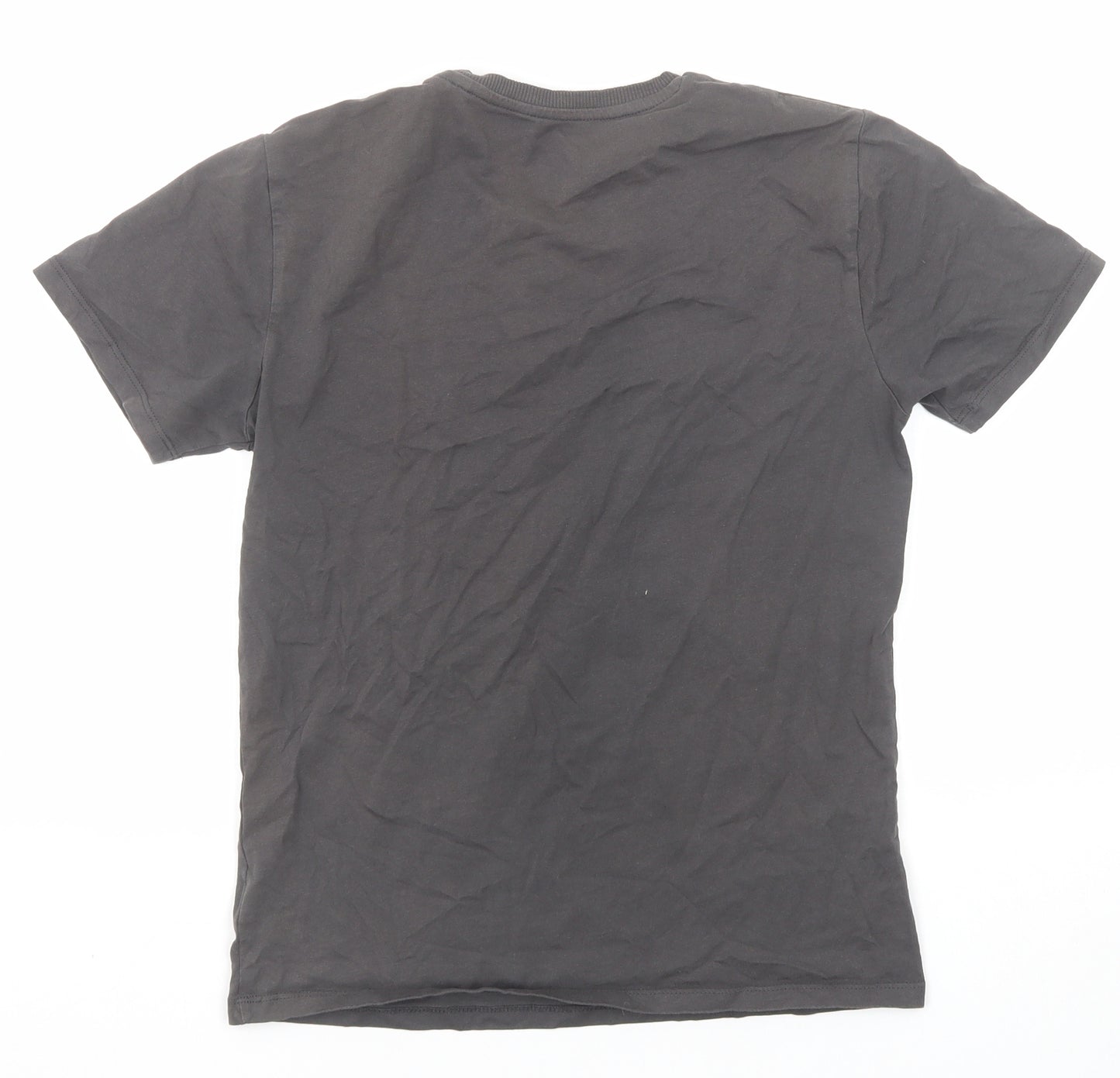 NEXT Boys Grey Cotton Basic T-Shirt Size 12 Years Round Neck Pullover - Among Us