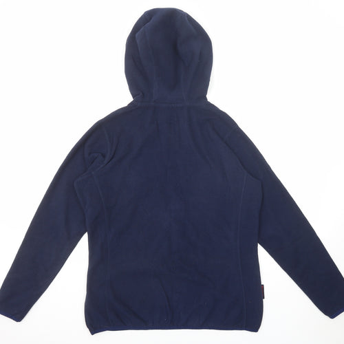 Mountain Warehouse Womens Blue Polyester Pullover Hoodie Size 16 Pullover