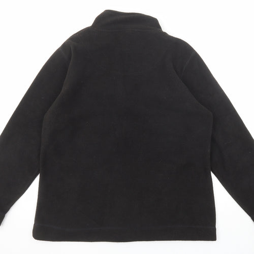 Active Womens Black Jacket Size 14 Zip - Size 14-16