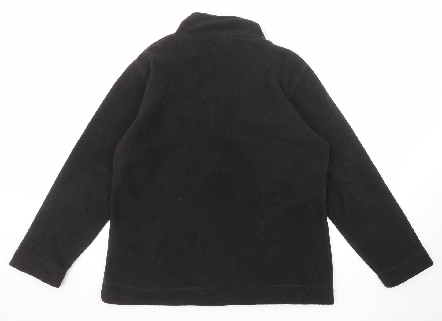 Active Womens Black Jacket Size 14 Zip - Size 14-16