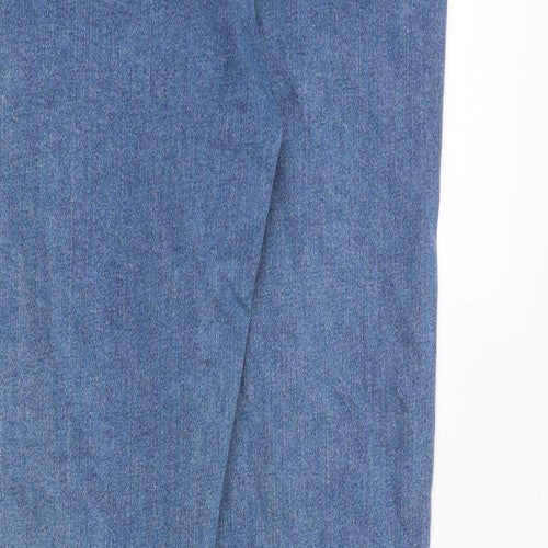 New Look Mens Blue Cotton Skinny Jeans Size 34 in L34 in Slim Zip