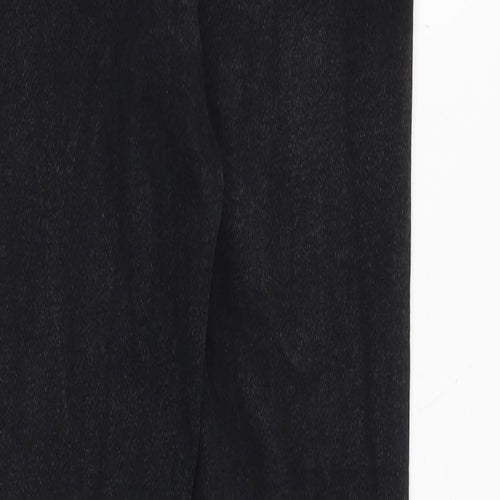 New Look Womens Black Cotton Skinny Jeans Size 8 Extra-Slim Zip