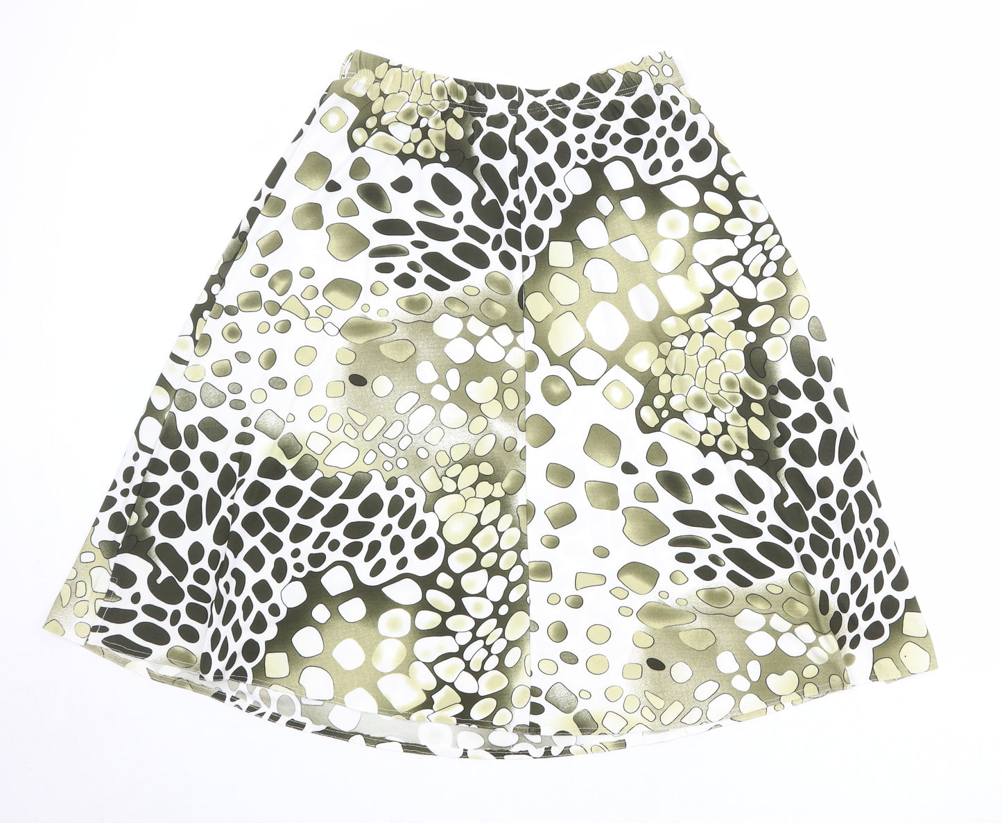 Alexara Womens Multicoloured Geometric Polyester Swing Skirt Size 14