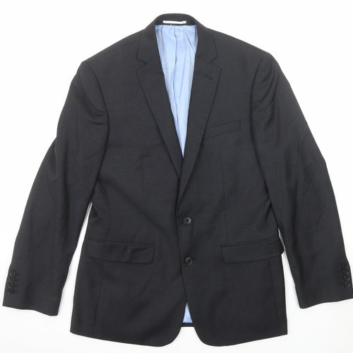 Charles Wilson Mens Grey Wool Jacket Suit Jacket Size 40 Regular