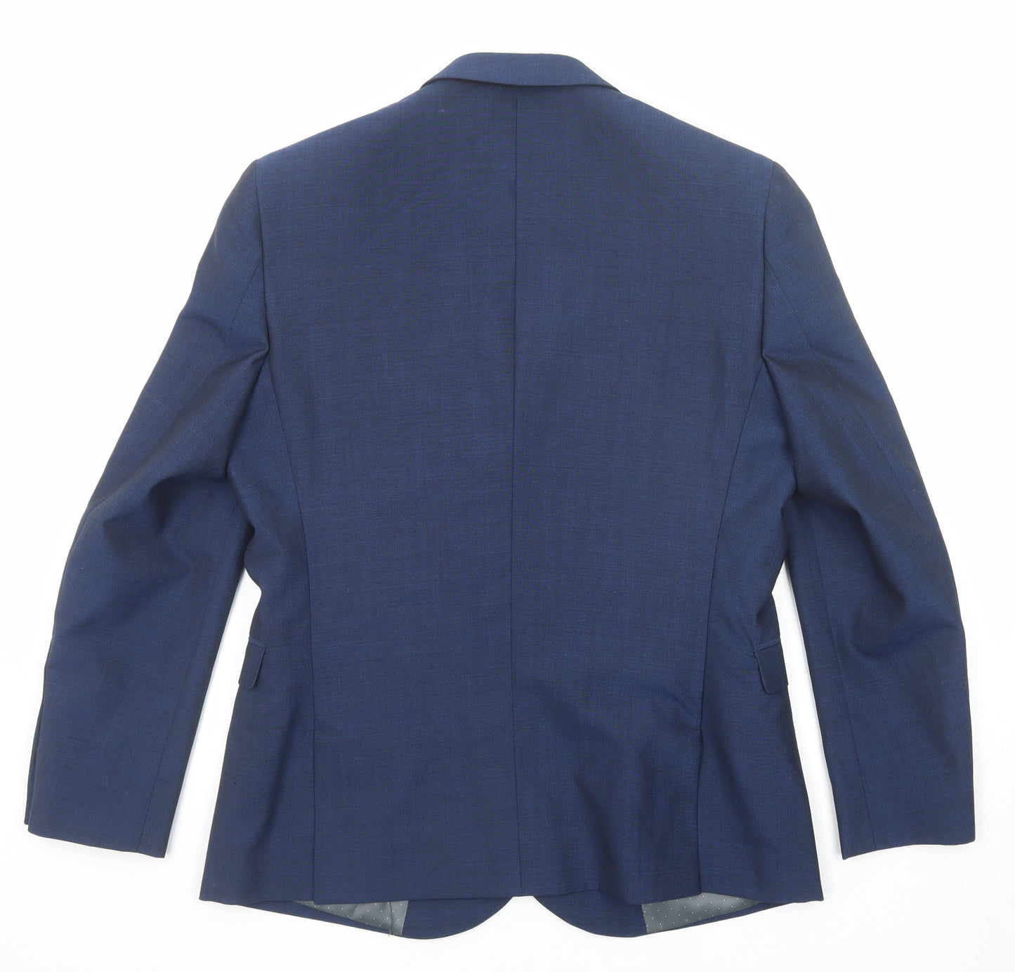 NEXT Mens Blue Wool Jacket Suit Jacket Size 40 Regular