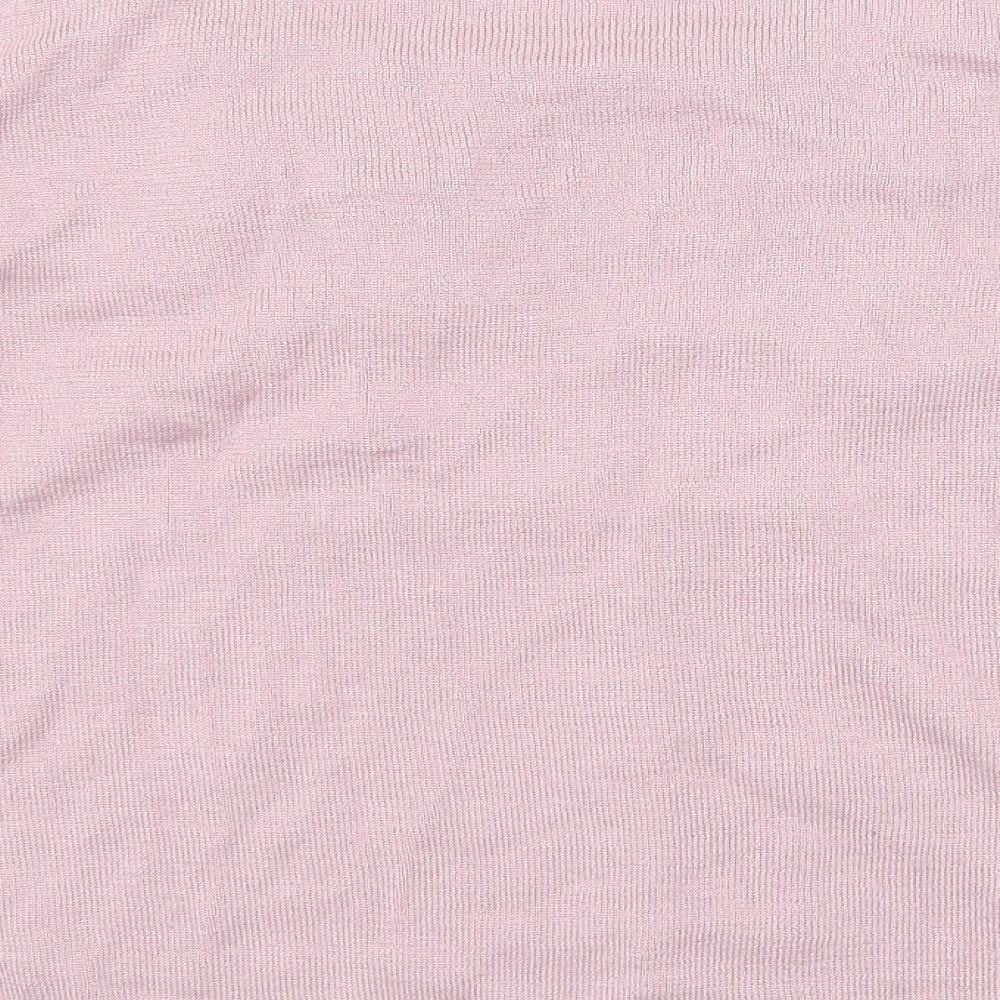 Damart Womens Pink V-Neck Acrylic Pullover Jumper Size 18 - Size 18-20