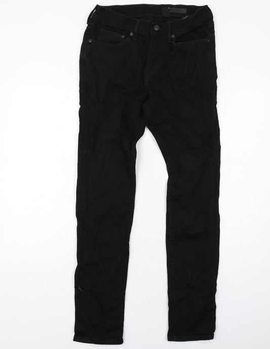 H&M Mens Black Cotton Skinny Jeans Size 31 in L32 in Regular Zip