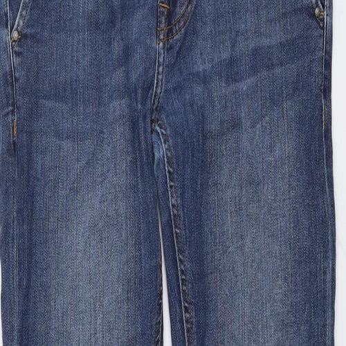 GUESS Mens Blue Cotton Skinny Jeans Size 33 in L34 in Regular Button