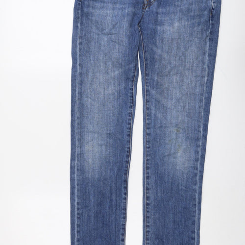 Paul Smith Mens Blue Cotton Skinny Jeans Size 28 in L33 in Slim Button