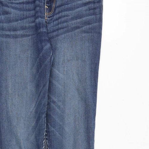 Hollister Womens Blue Cotton Skinny Jeans Size 26 in L29 in Regular Zip