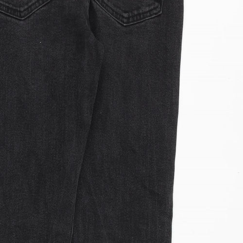 H&M Mens Black Cotton Skinny Jeans Size 32 in Regular Button
