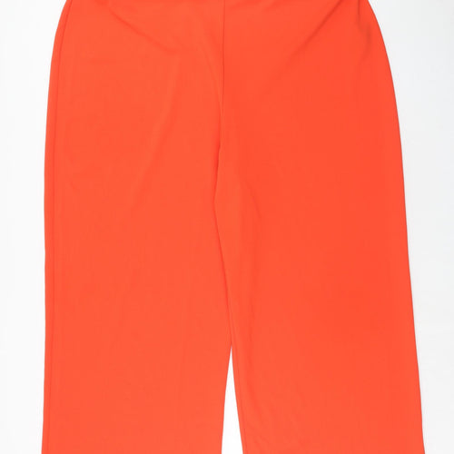 ASOS Womens Red Polyester Trousers Size 26 Regular